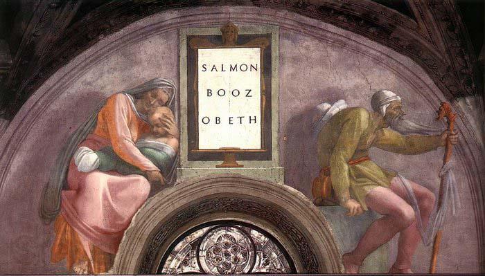 Michelangelo Buonarroti Salmon - Boaz - Obed